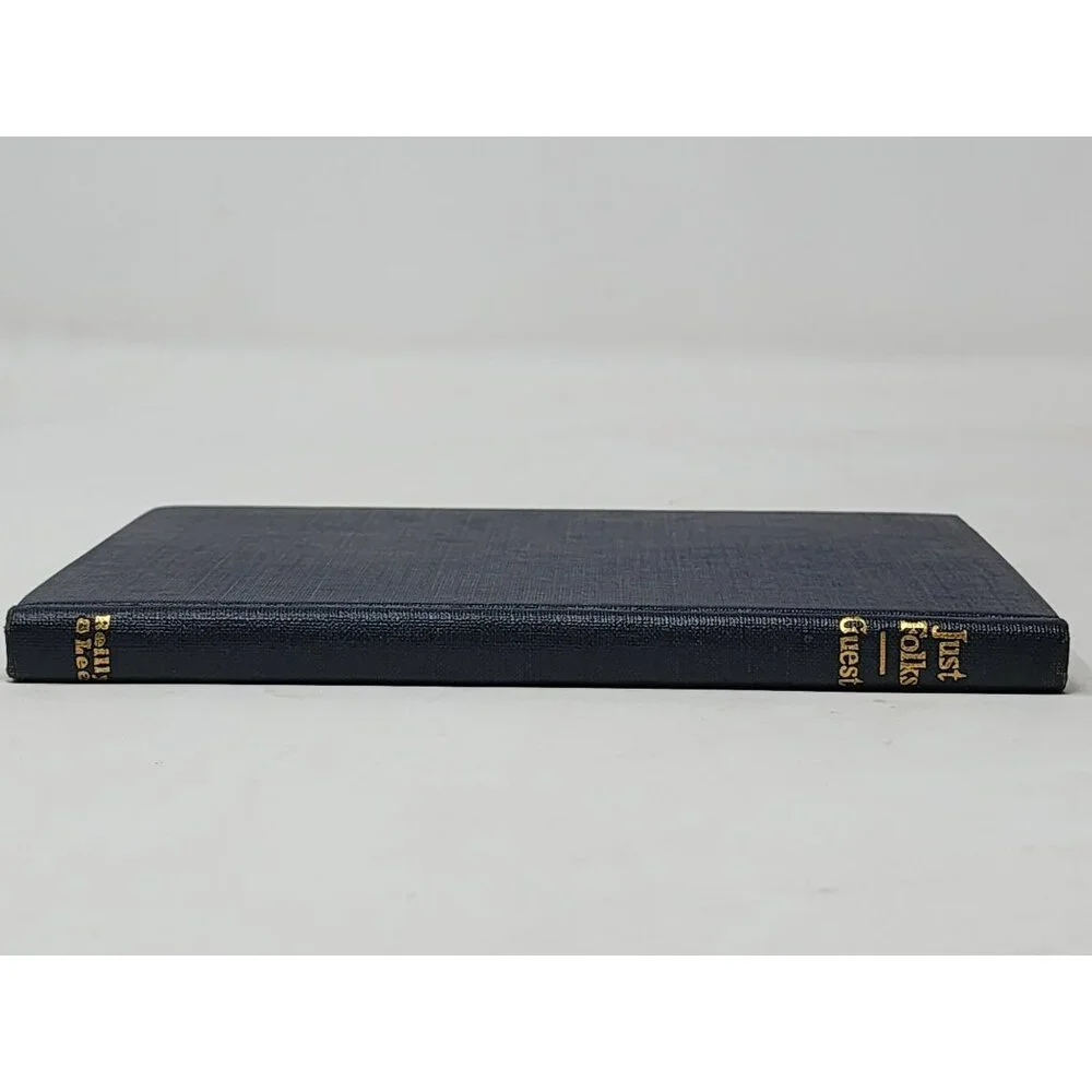 Vintage/Antique Just Folks Poetry Book By Edgar A Guest 1917 Reily & Britton Co.